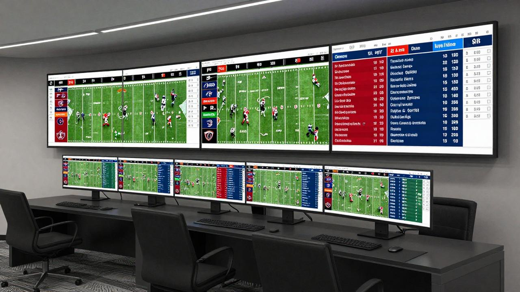 college football betting software dashboard showing multiple simultaneous Saturday games